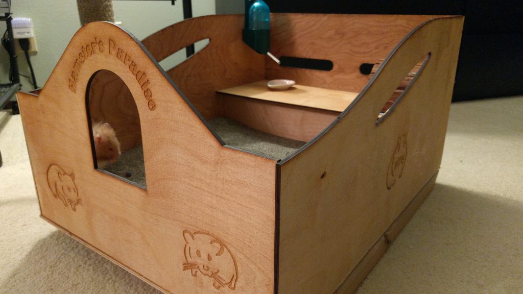 DIY Hamster Sandbox