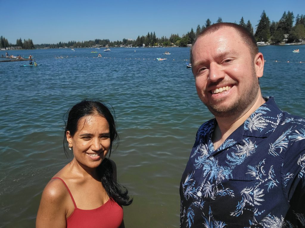 Kayaking at Lake Tapps, WA